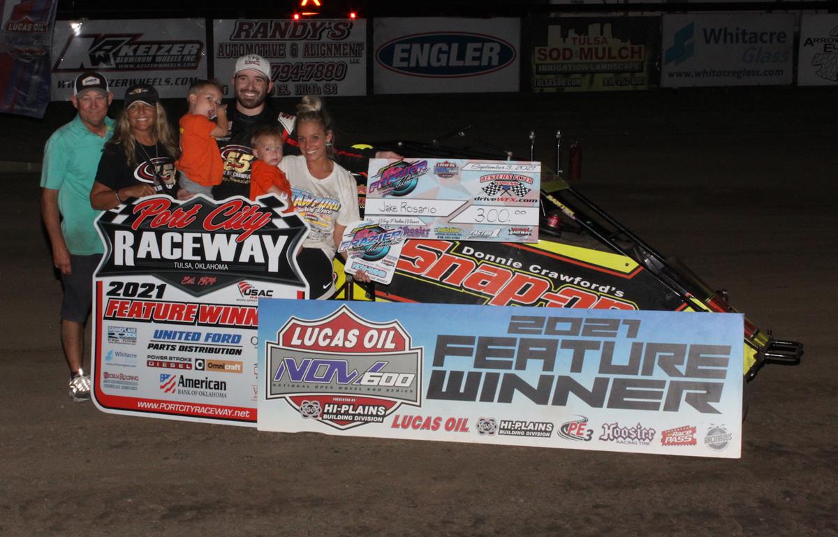 Rosario, Rueschenberg and Flud Race to Lucas Oil NOW600 Pete Frazier Memorial Prelim Wins