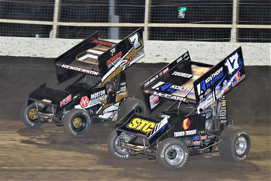 Henderson and Sandvig Dealt Heartbreak During Huset’s Speedway Opener
