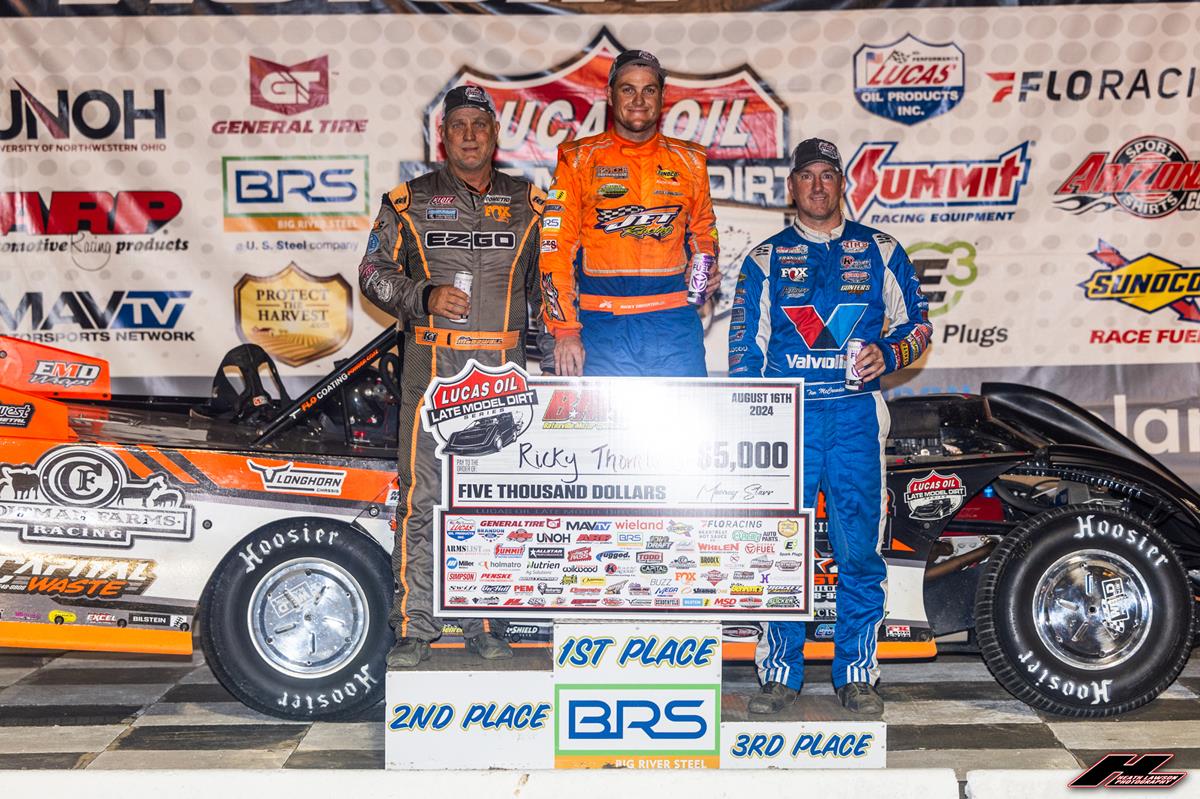 Batesville Motor Speedway (Locust Grove, AR) – Lucas Oil Late Model Dirt Series – Topless 100 – August 16th-17th, 2024. (Heath Lawson Photo)