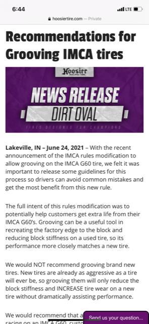 Modified and Street Stock Rule Update