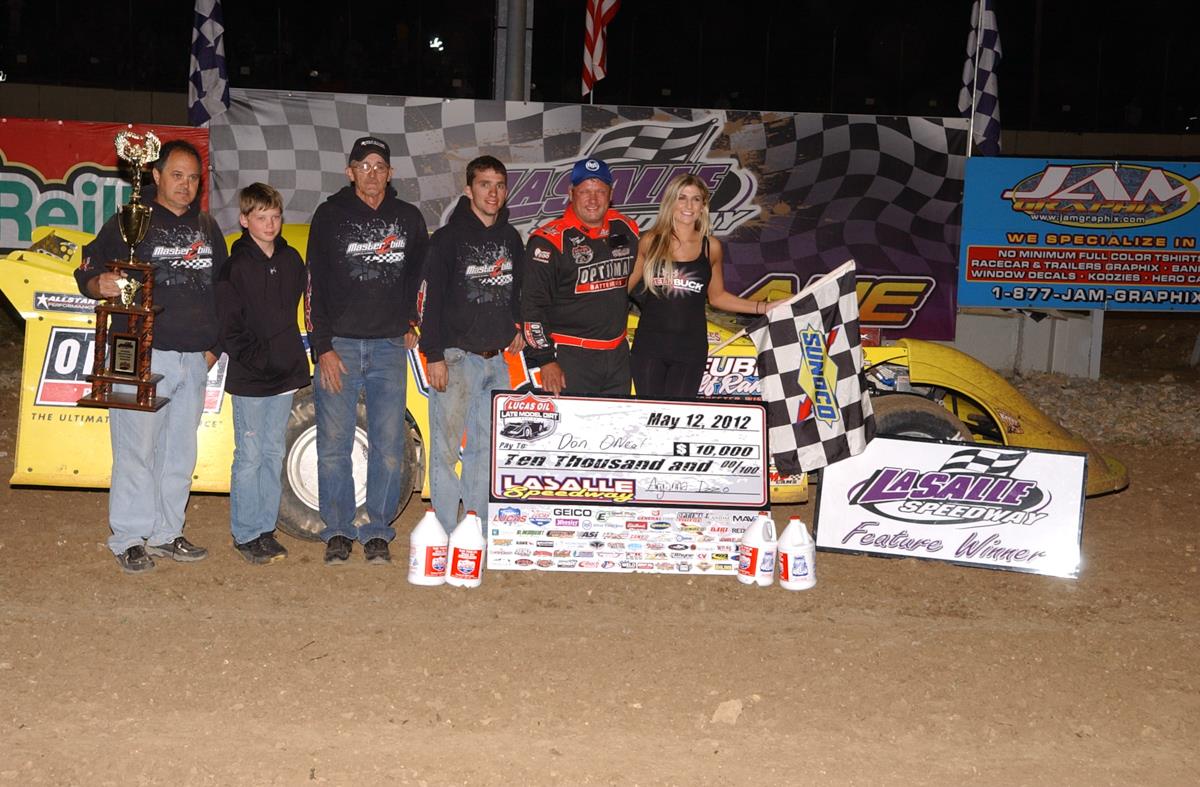 O’Neal Continues Hot Streak with Seventh Lucas Oil Late Model Dirt Series Win at La Salle
