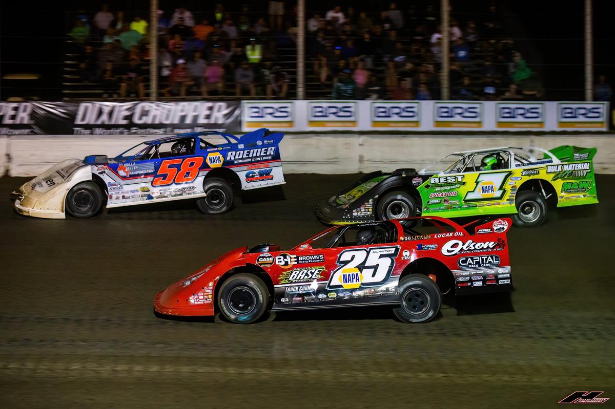 Deer Creek Speedway (Spring Valley, MN) – Lucas Oil Late Model Dirt Series (LOLMDS) – NAPA Auto Parts Gopher 50 – July 7th-9th, 2022. (Heath Lawson photo)