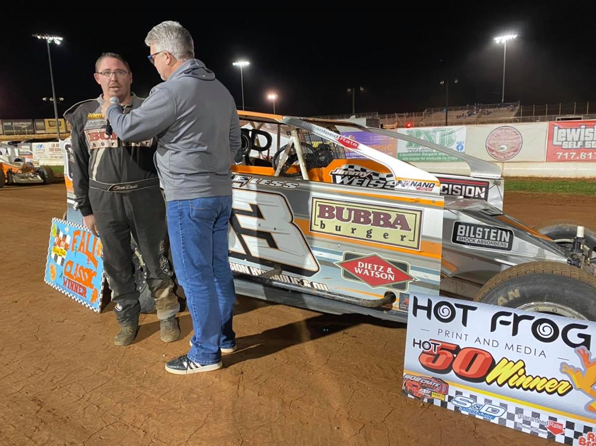 Steve Davis Sweeps 602 Modified Season at BAPS, Wins Hot Frog Hot 50