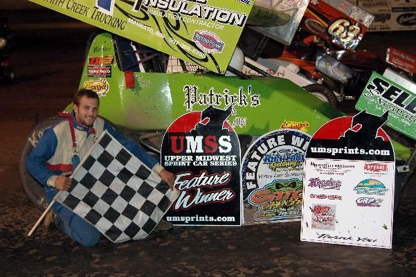 Brandon Allen Blasts To First UMSS Win At Rice Lake Speedway