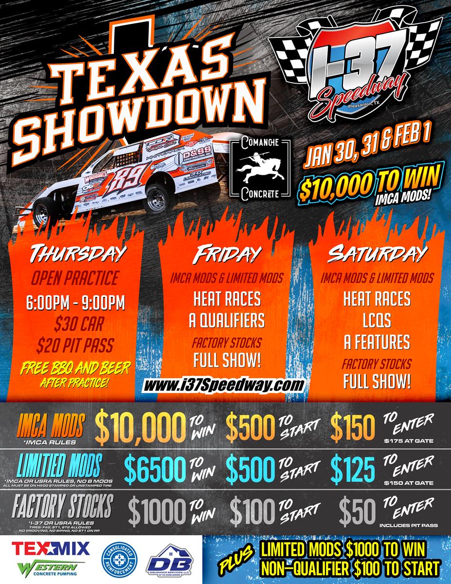 NEW DATES for the Texas Showdown! Mark your calendar!