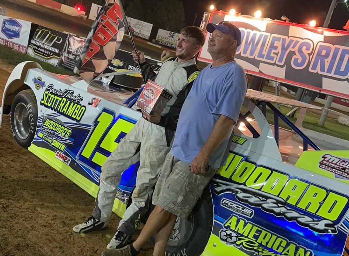 Lazer Chassis client, Brian Woodard claimed the 2023 Crowley's Ridge Raceway (Paragould, Ark.) Late Model Track Championship.