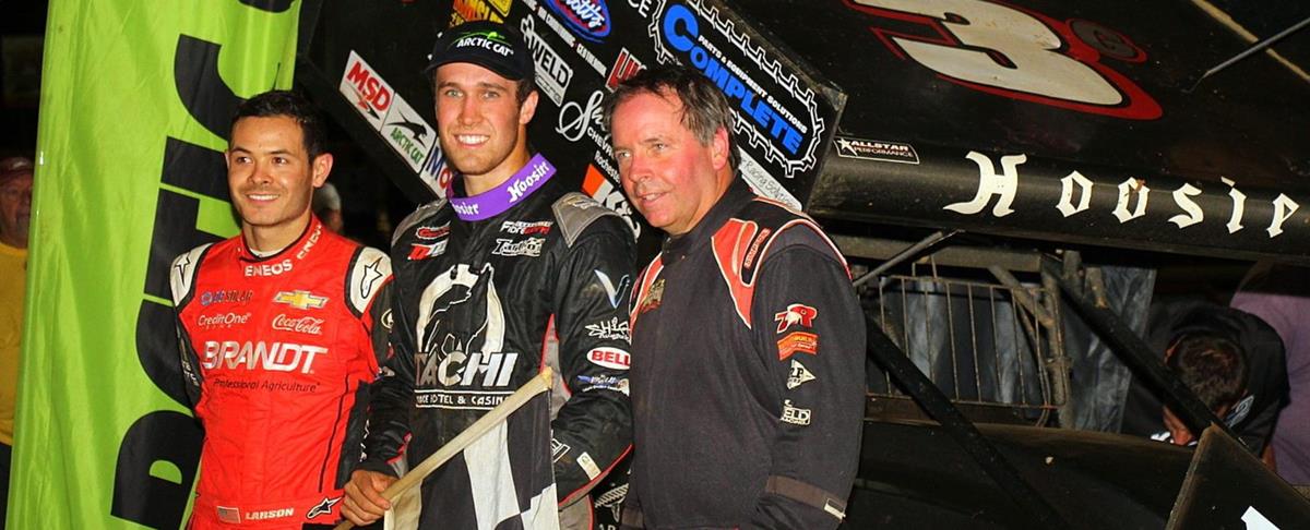 CARSON MACEDO DEFEATS THE POSSE IN ALL STAR CIRCUIT OF CHAMPIONS FEATURE