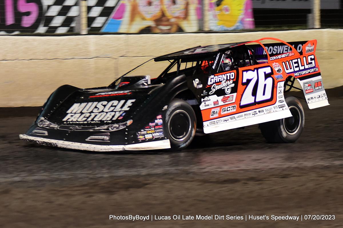 Huset’s Speedway (Brandon, SD) – Lucas Oil Late Model Dirt Series – Silver Dollar Nationals – July 22nd, 2023. (Todd Boyd photo)