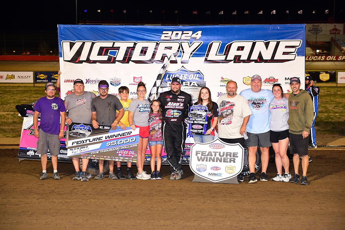 Ryan Gustin Tops MLRA Fall Nationals Opener At Lucas Oil Speedway