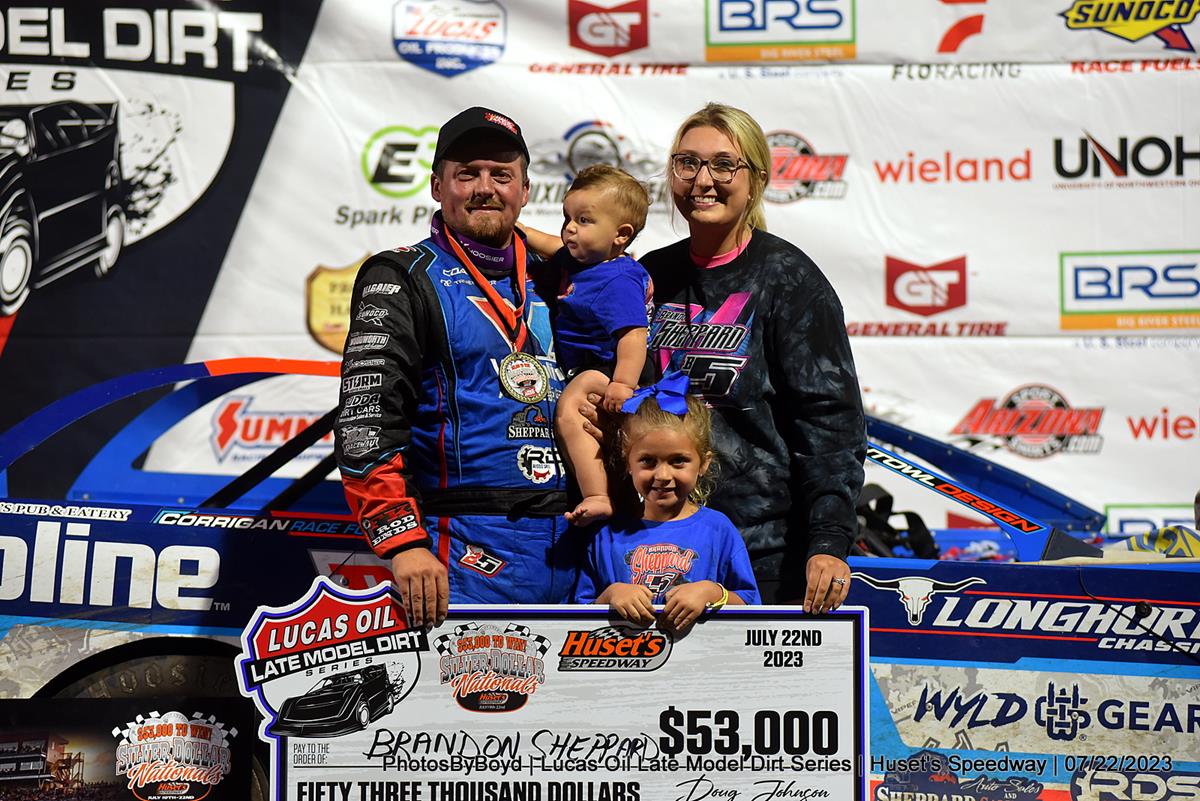 Huset’s Speedway (Brandon, SD) – Lucas Oil Late Model Dirt Series – Silver Dollar Nationals – July 22nd, 2023.
