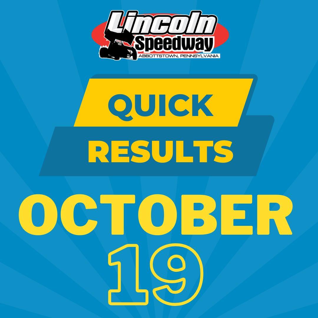 Quick Results - October 19, 2024