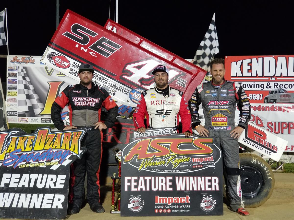 Dominic Scelzi Tops ASCS Regional Showdown At Lake Ozark Speedway