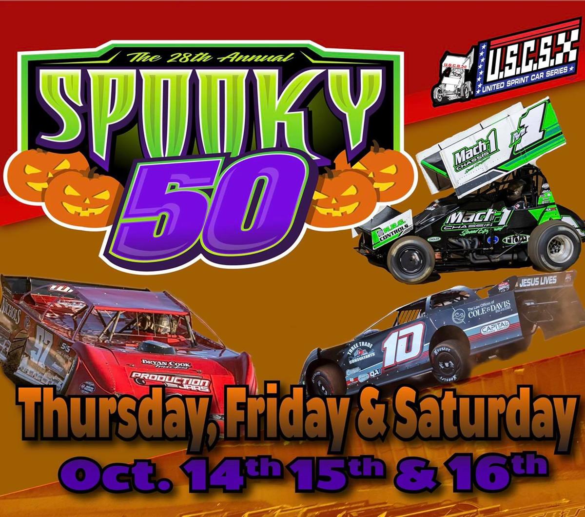 28th Annual Spooky 50 Week Now Here