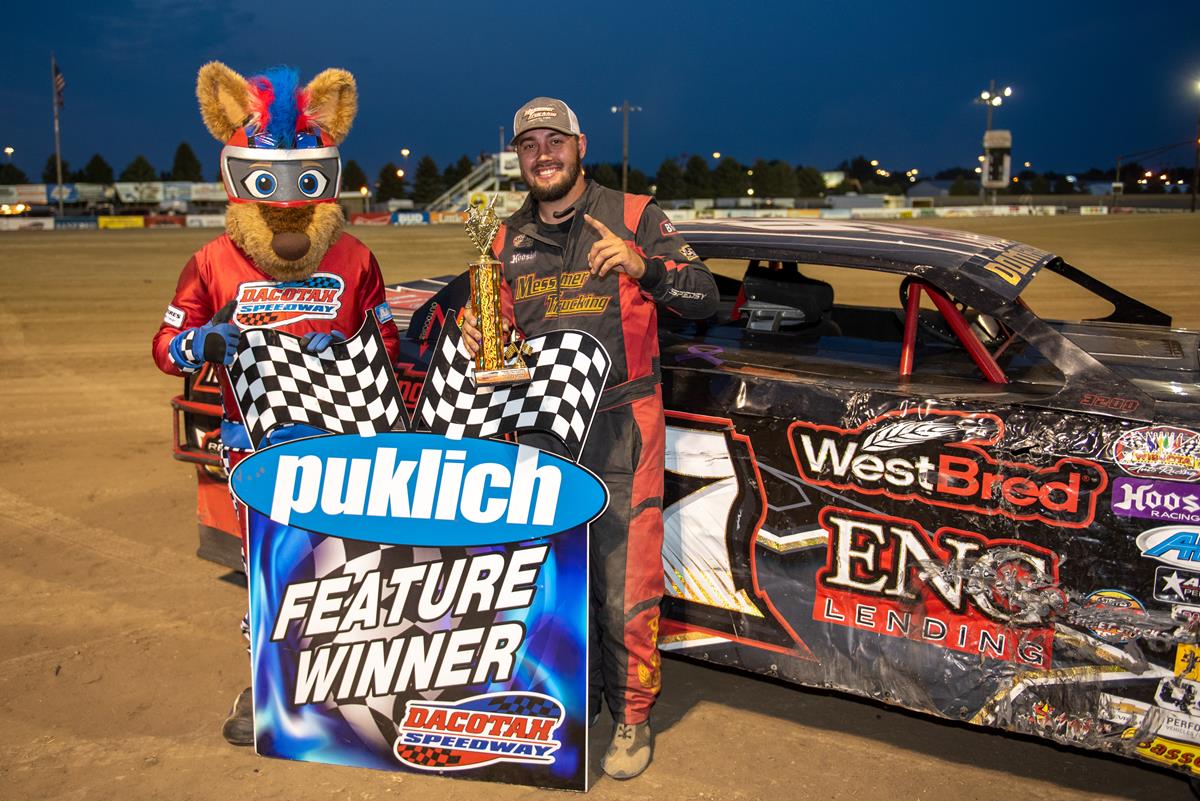 BACK-UP MOTOR LEADS DOMAGALA TO VICTORY