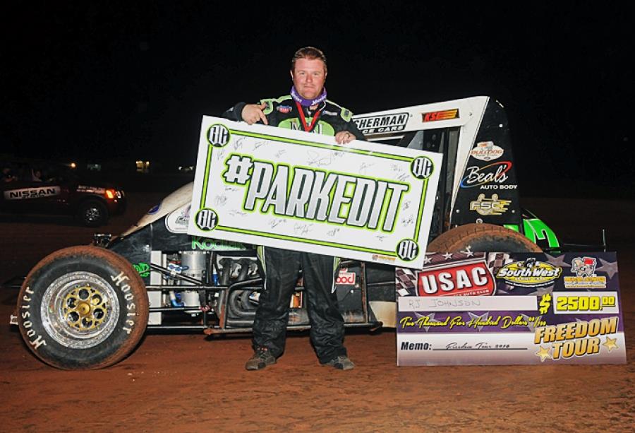 Johnson Wins "Freedom Tour" Opener at Lawton