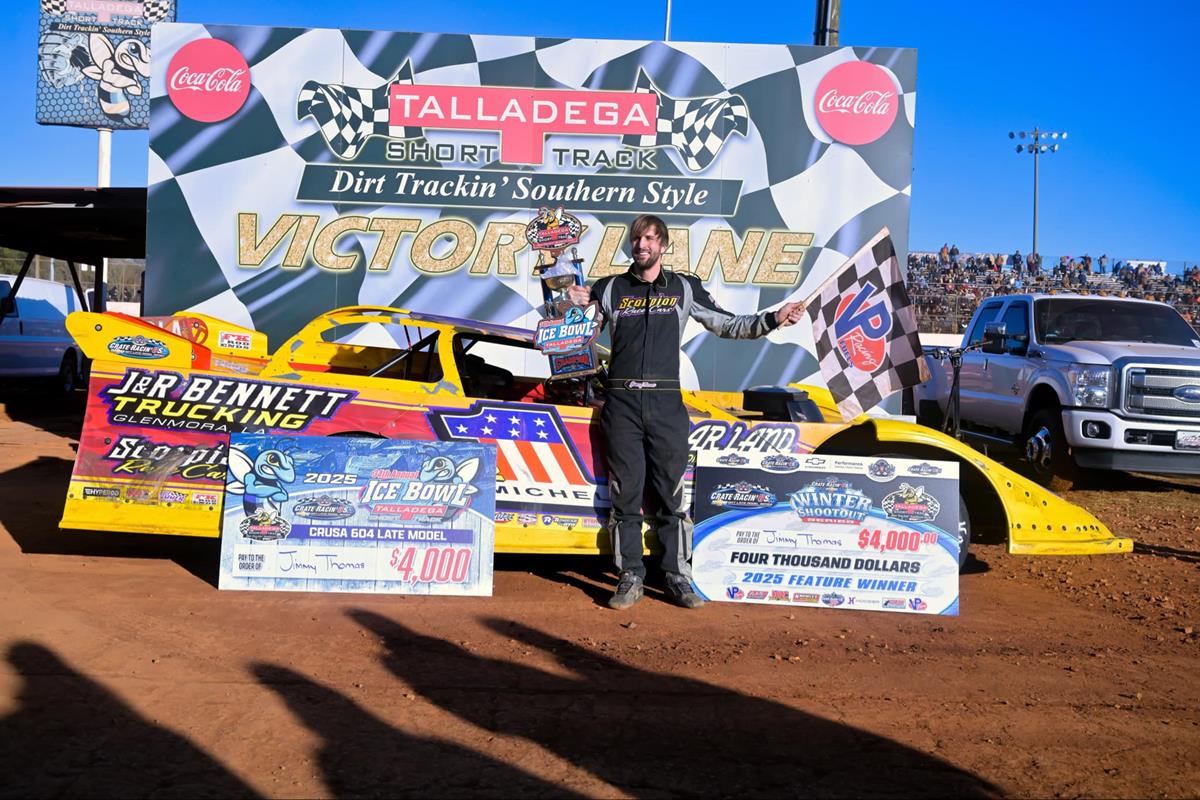 Thomas Dominates 34th Annual Ice Bowl at Talladega!