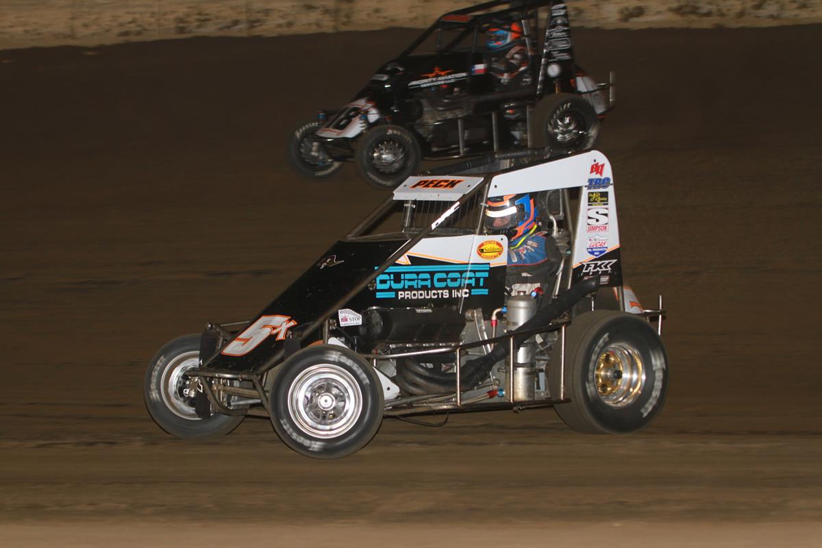 Peck Blasts to POWRi Top-Ten Finish