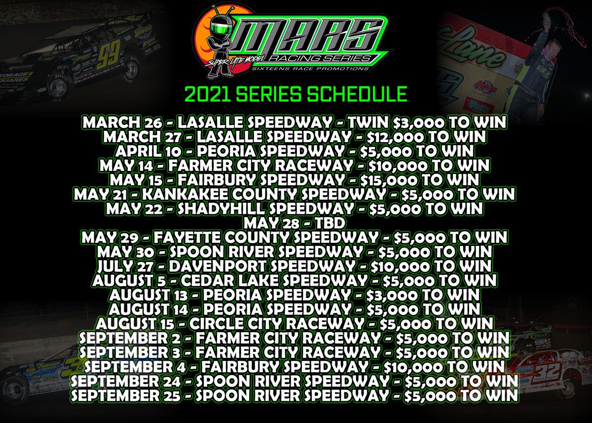 2021 Mars Racing Series Schedule Released
