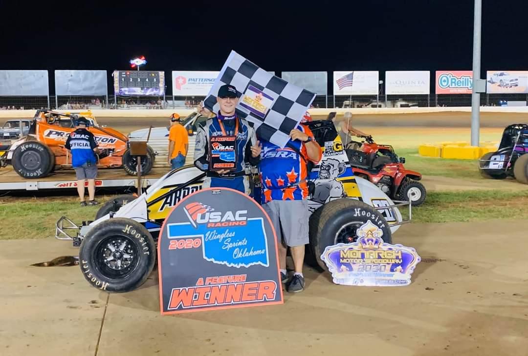 GASS IS KING OF MONARCH IN USAC WSO OPENER