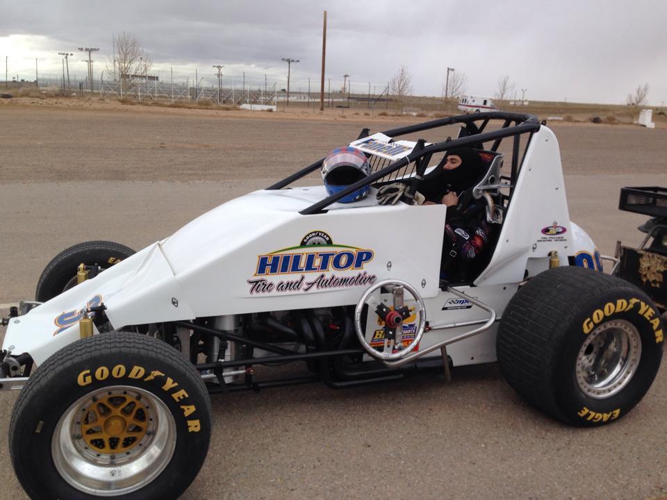 Michael gets some practice laps at Motiva (Sandia)