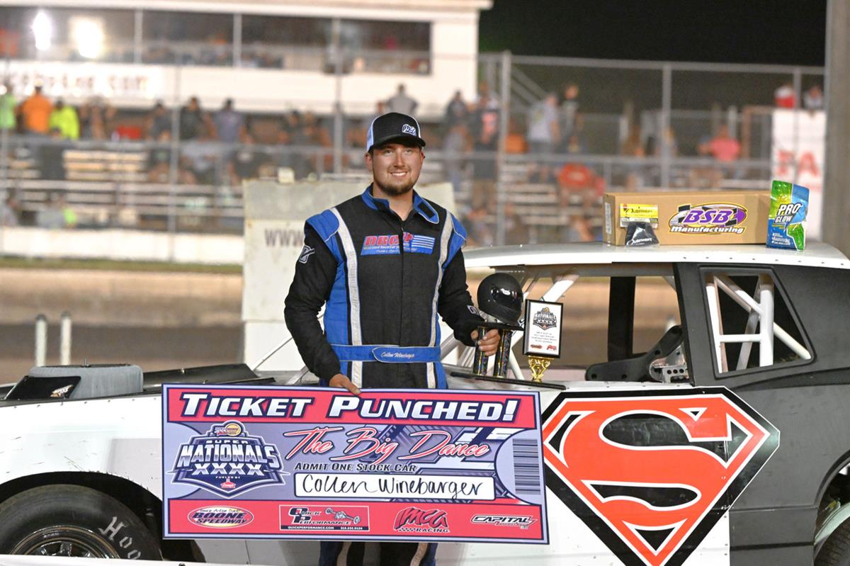 Defending champ joins Superman driver from Oregon as Stock Car qualifying winners