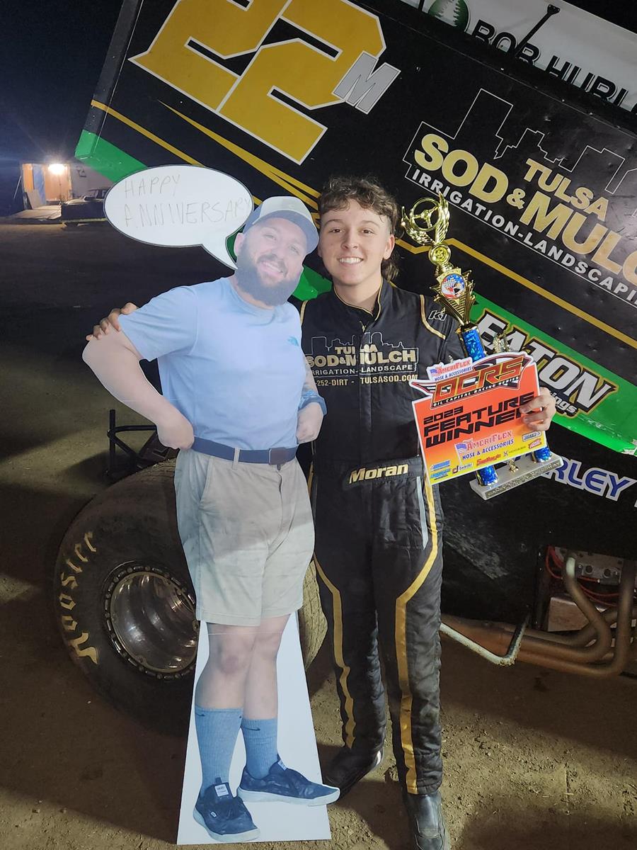 No brakes needed for Moran in OCRS victory run at Caney Valley Speedway