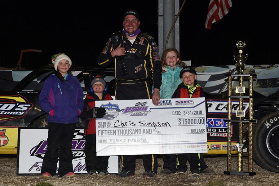 Chris Simpson bags MLRA 'Thaw Brawl' prize at LaSalle