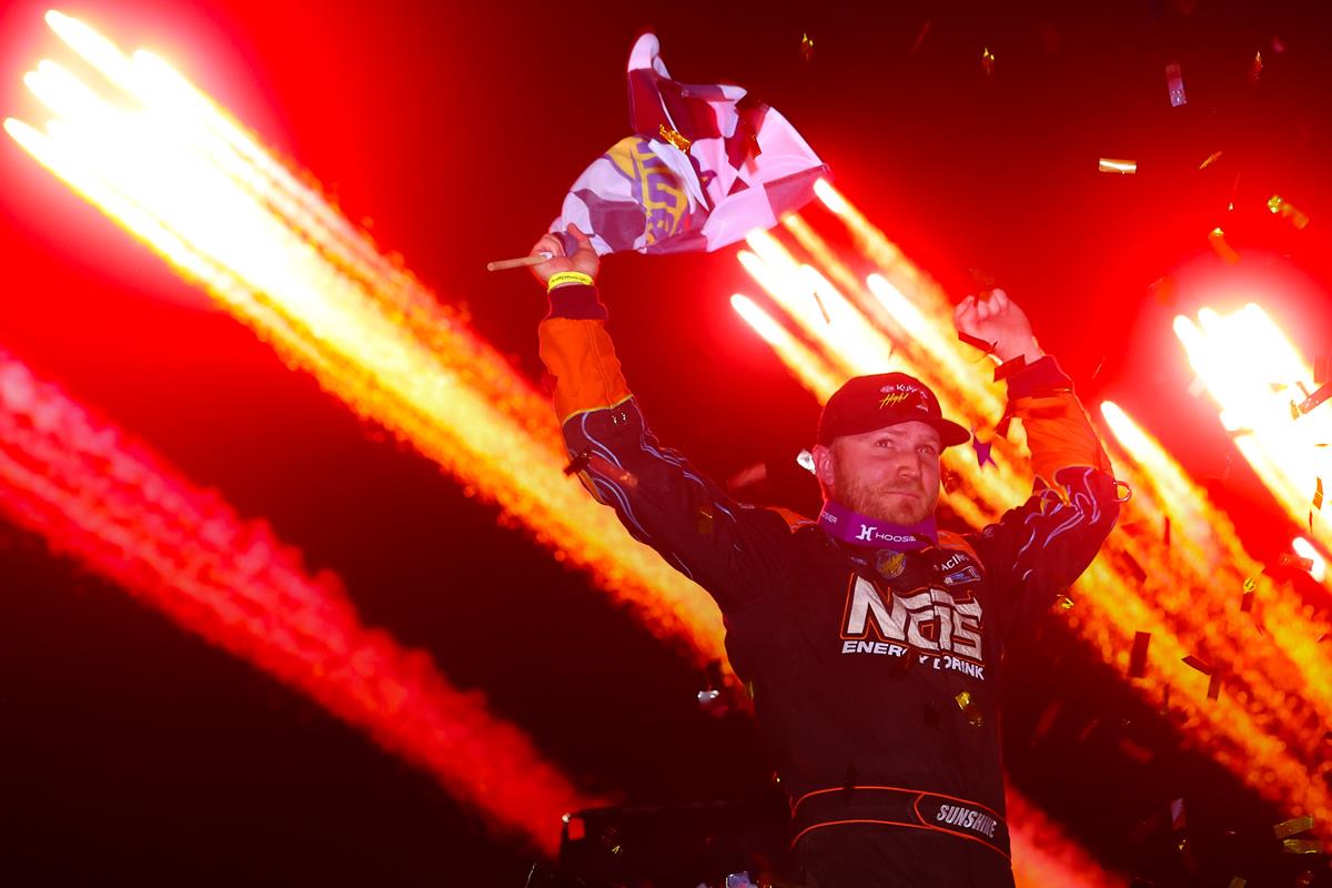 BACK HOME AGAIN: Tyler Courtney Defends Kokomo for 3rd Kubota High Limit Racing Win Worth $22,000
