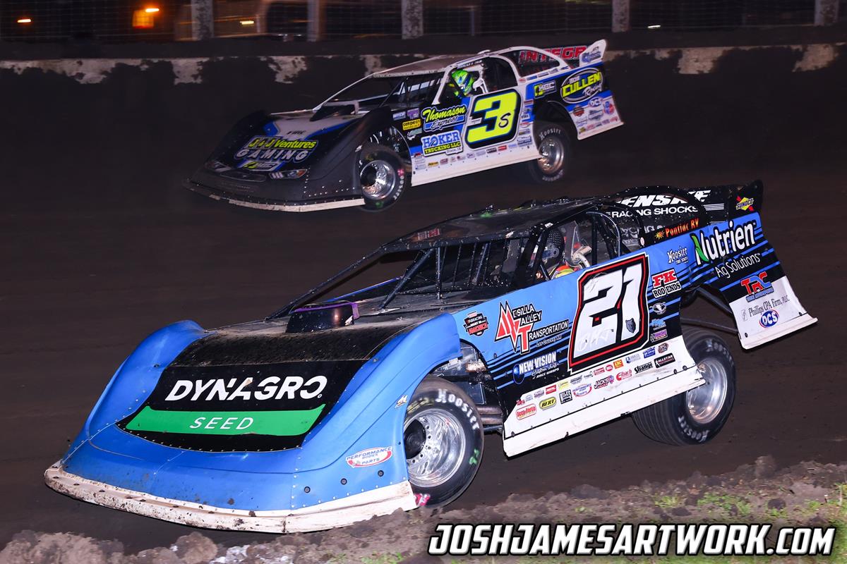 Lincoln Speedway (Lincoln, IL) – Castrol FloRacing Night in America – May 12th, 2022. (Josh James Artwork)