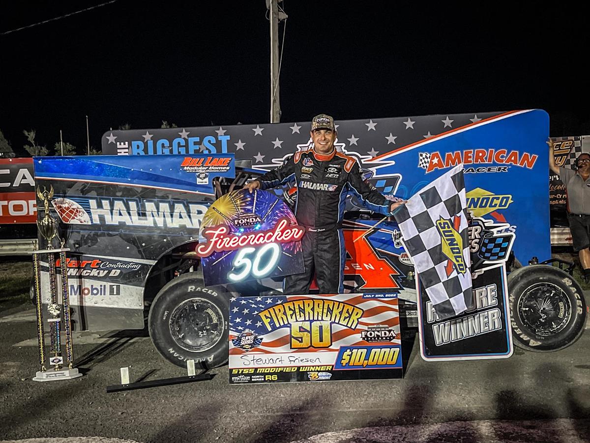 Fonda Fast: Stewart Friesen Takes $10,000 Short Track Super Series Firecracker 50™