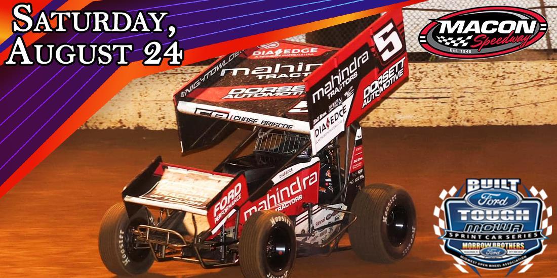 Midwest Open Wheel Association Sprints to Visit Macon Speedway on August 24th