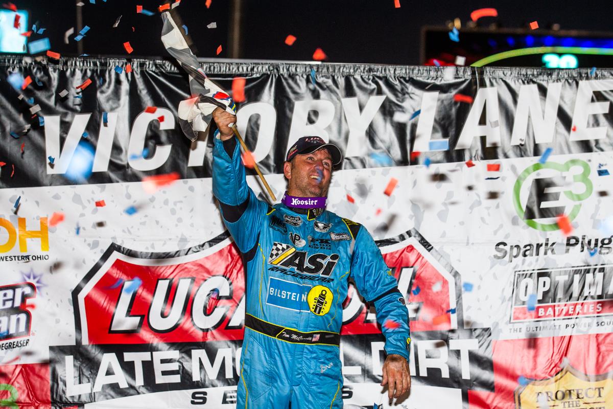 Tim McCreadie Wins First Ever Lucas Oil Series Visit to Huset’s Speedway