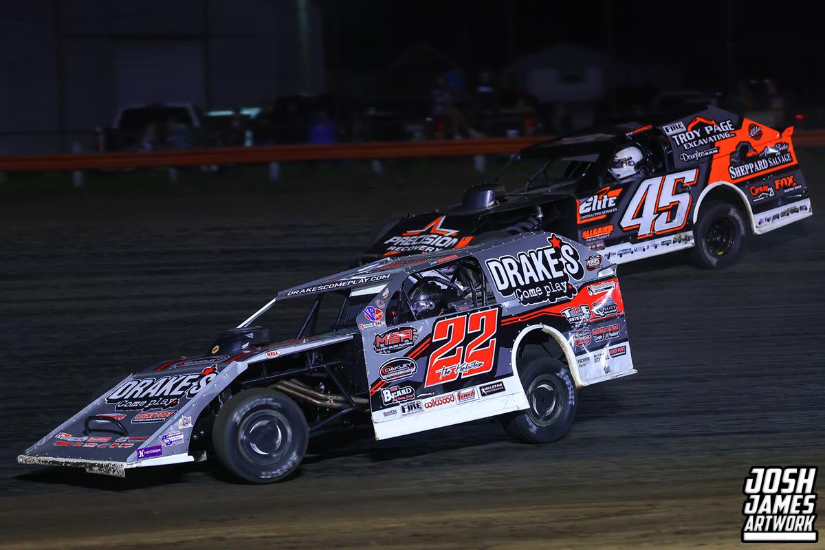 Farmer City Raceway (Farmer City, IL) – MARS Modified Championship – Jr. Kimler Memorial – July 19th, 2024. (Josh James Artwork)
