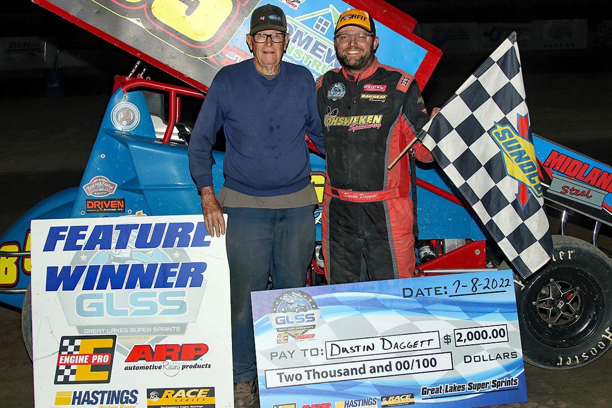 DAGGETT WINS FIRST RACE AT WINSTON