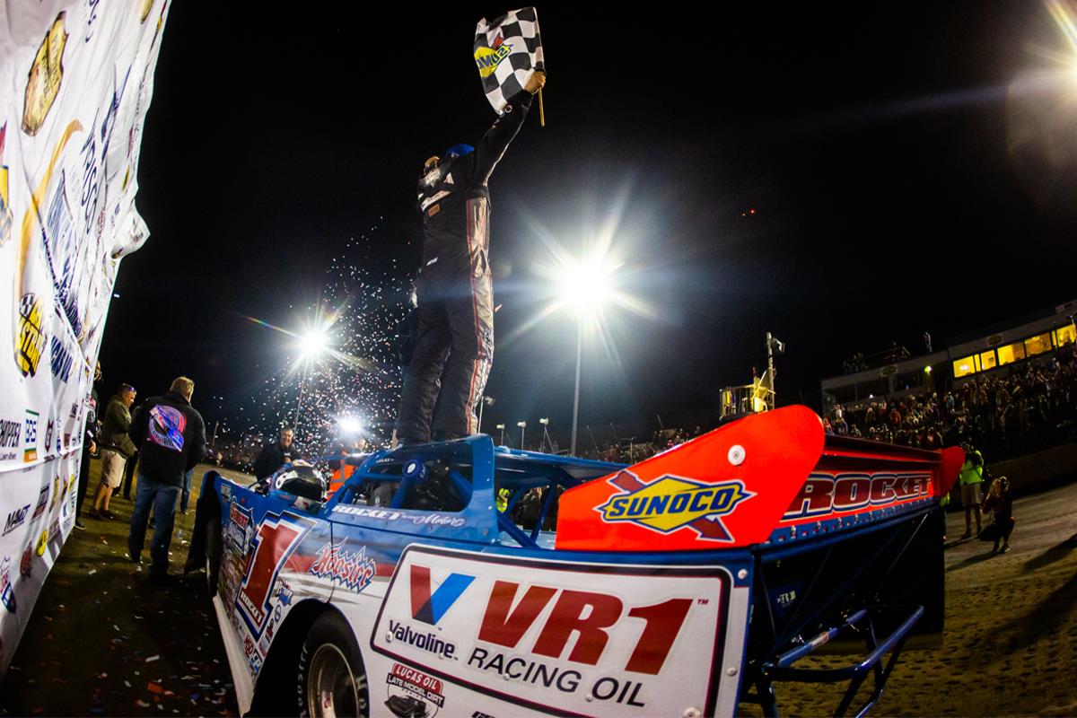 Brandon Sheppard in Lucas Oil Victory Lane