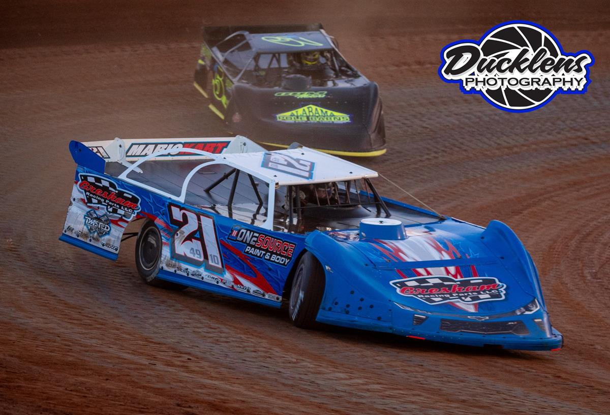 Talladega Short Track (Eastaboga, AL) – Alabama Dirt Track Jamboree/ Ice Bowl Qualifier – October 14th, 2023. (Ducklens Photography)