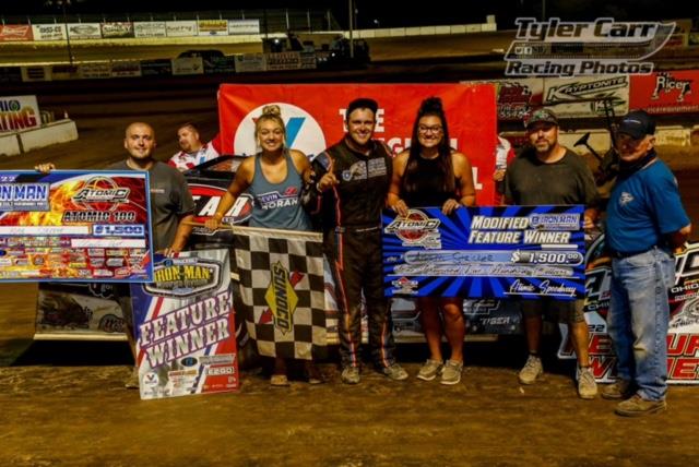 Jacob Hawkins and Adam Stricker Score Iron-Man Racing Series Atomic 100 Finale Triumphs at Atomic Speedway