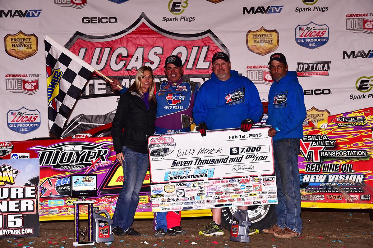 Billy Moyer Marches into Victory Lane Thursday Night at East Bay Raceway Park