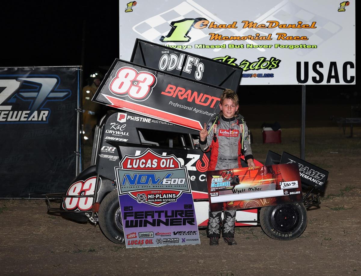 Hinton and Miller Master Chad McDaniel Memorial at Solomon Valley Raceway with Lucas Oil NOW600!