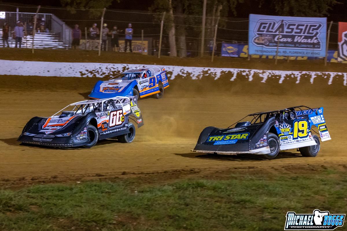Florence Speedway (Wheatland, MO) – Lucas Oil Late Model Dirt Series – North-South 100 – August 10th-12th, 2023. (Michael Boggs photo)