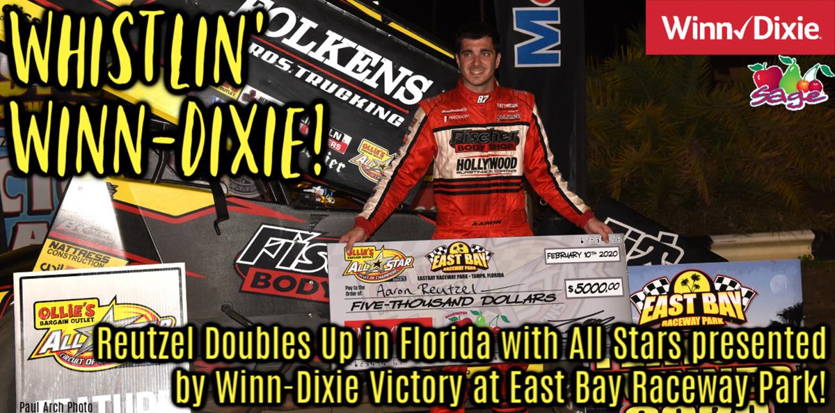 Aaron Reutzel scores second consecutive All Star victory with Winn-Dixie triumph at East Bay Raceway Park