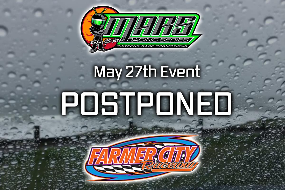 POSTPONED: Memorial Day Opener Washed Out
