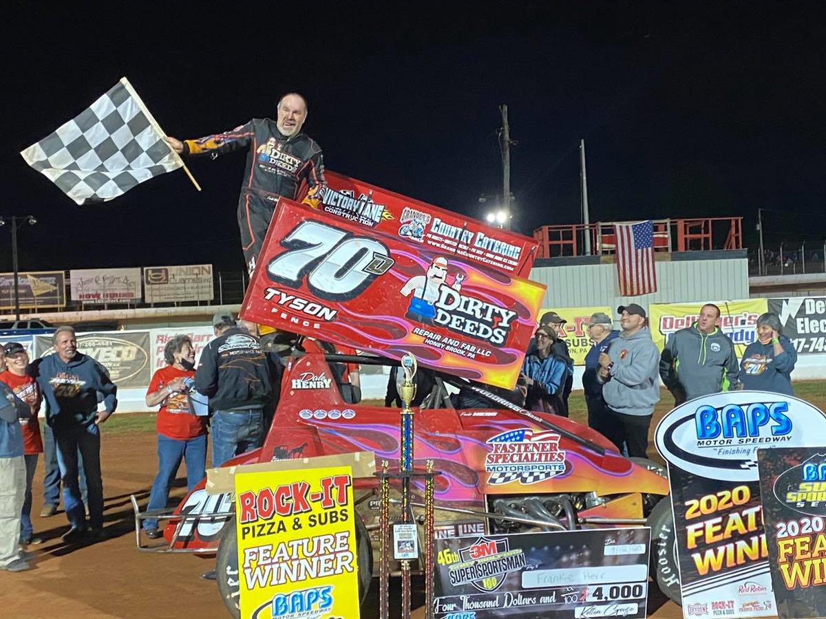 Frankie Herr Claims Super Sportsman 100 Victory at BAPS Motor Speedway