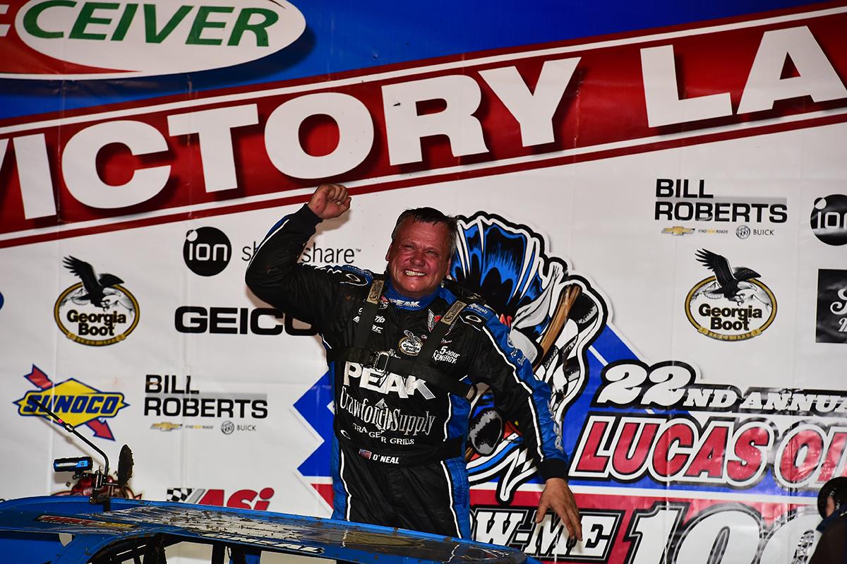Don O’Neal Wins Thriller at Lucas Oil Show-Me 100