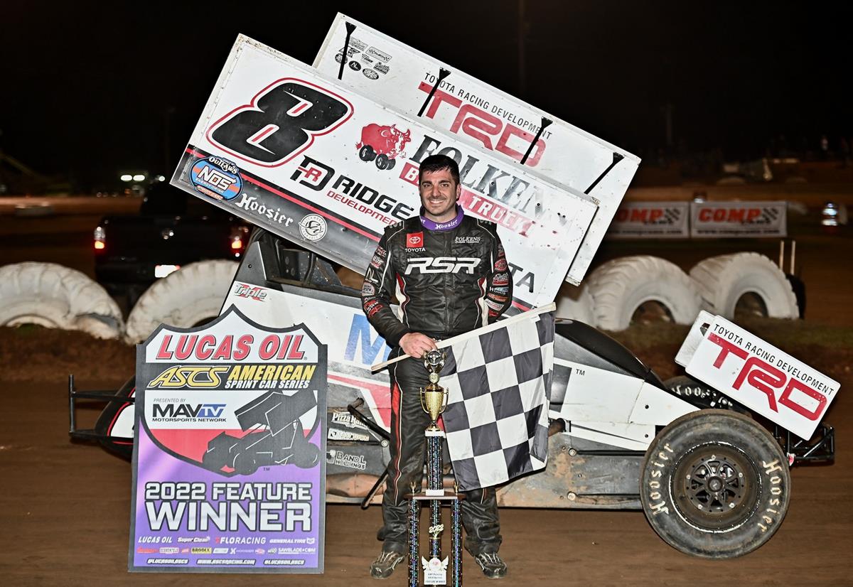 Aaron Reutzel Captures Lucas Oil ASCS Victory At I-30 Speedway