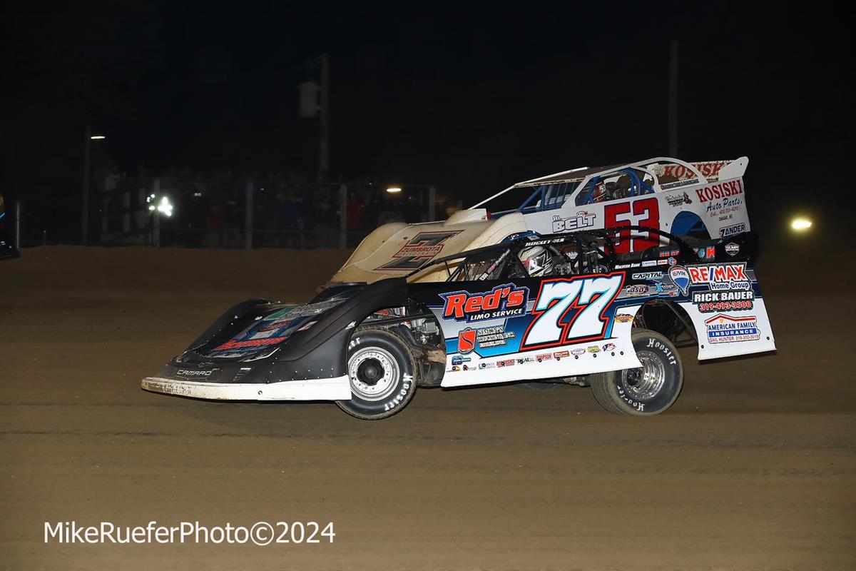 Stuart Speedway (Stuart, IA) – Malvern Bank East Series – Blackberry Brandy Brawl – May 10th, 2024. (Mike Ruefer Photo)
