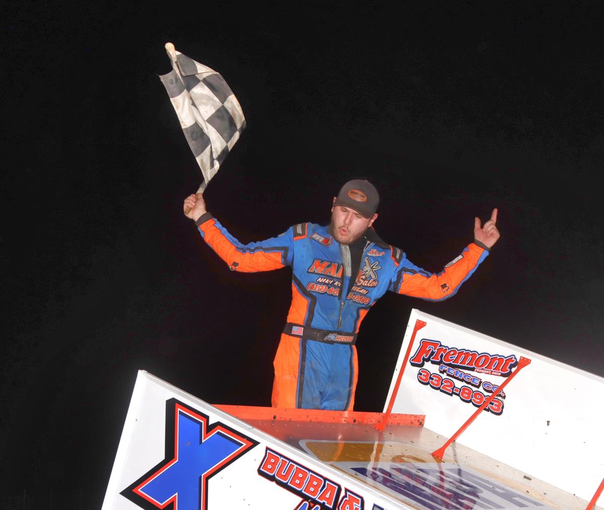 KEEGAN HOLDS OFF MACEDO & GRESSMAN AT THE LINE