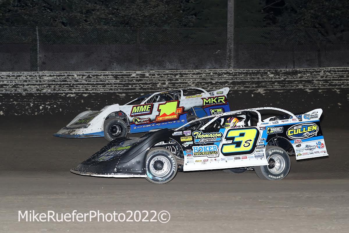 Sycamore Speedway (Maple Park, IL) – Lucas Oil Midwest LateModel Racing Association – Harvest Hustle – September 30th-October 1st, 2022. (Mike Ruefer photo)