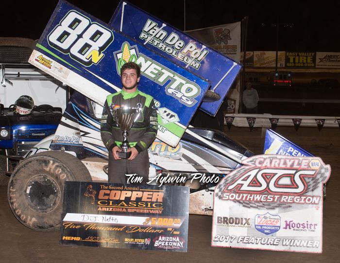 D.J. Netto Banks $5,000 In ASCS Southwest Copper Classic Finale