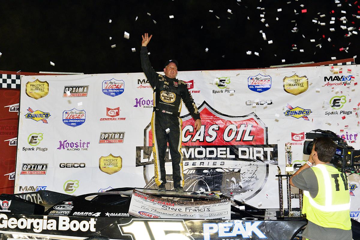Francis is Fantastic, Wins Whiskey City 50 at Lawrenceburg Speedway